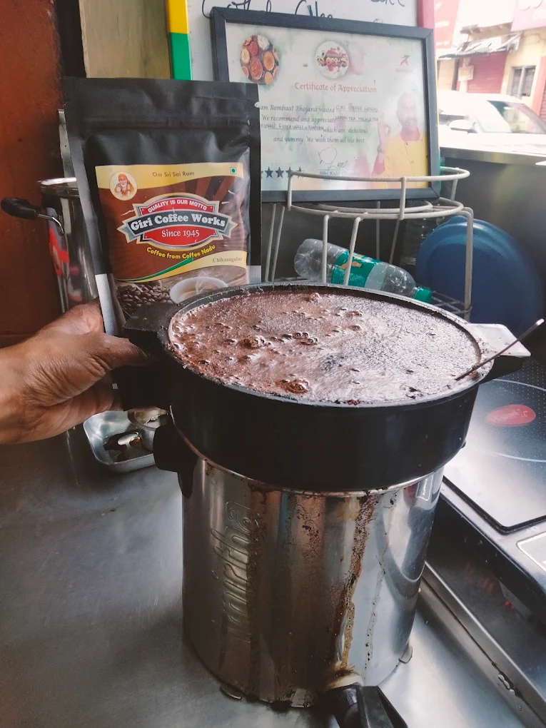Coffee decoction on the boil at Giri Coffee Works