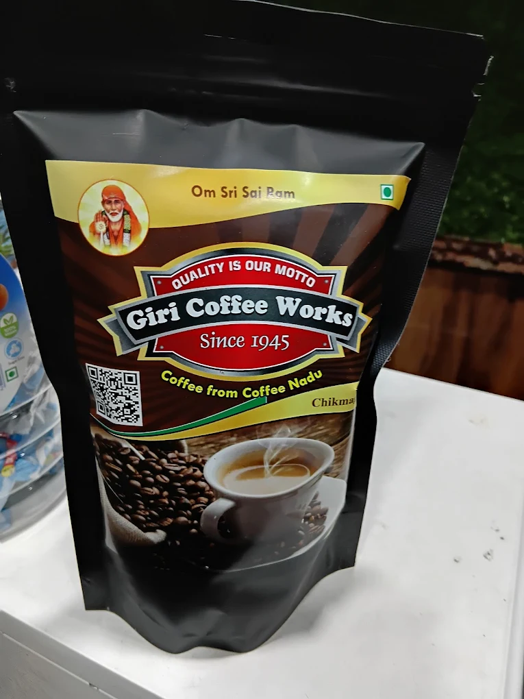 Giri Coffee Works coffee powder pack, since 1945